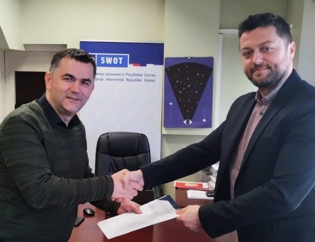Udruženje ekonomista RS SWOT i Centralna harmonizacijska jedinica Ministarstva finansija i trezora BiH potpisali memorandum o saradnji